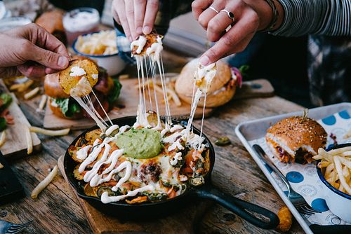Vegan Nachos at The World Bar and Resturant in Queenstown