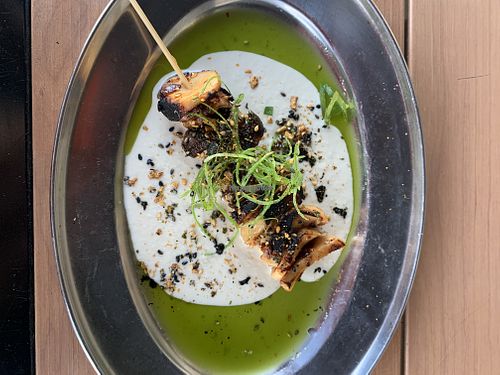 Mixed mushroom skewer  at Bam Pow in Port Douglas