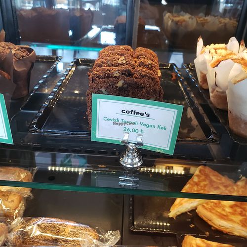 Vegan cake at coffee's in Antalya