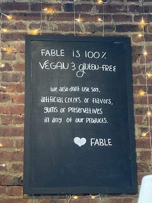 All vegan!   at Fable Creamery in Red Bank