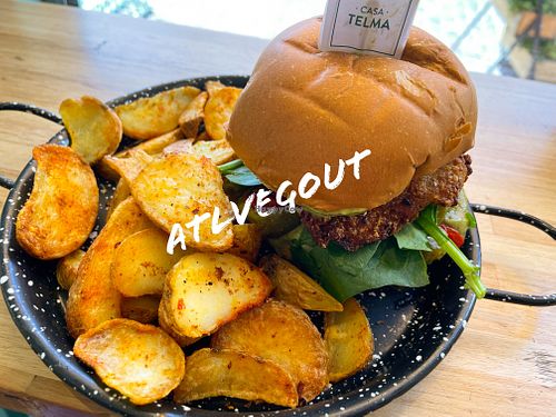 Oyster mushroom sandwich   at Casa Telma in Buenos Aires