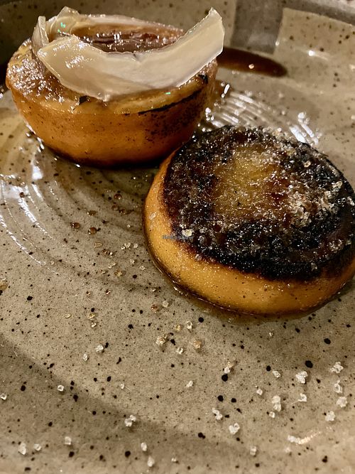 Orange dessert  at Brasis Ateliê Gastronômico in Brasilia