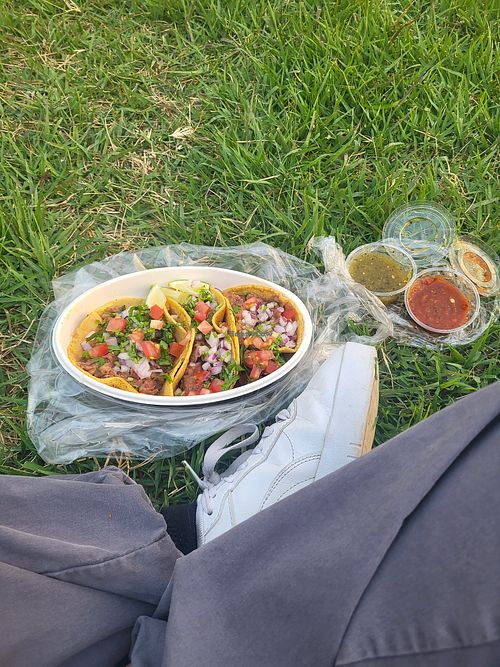 vegan Tacos as Takeout at High Street in Gwangju