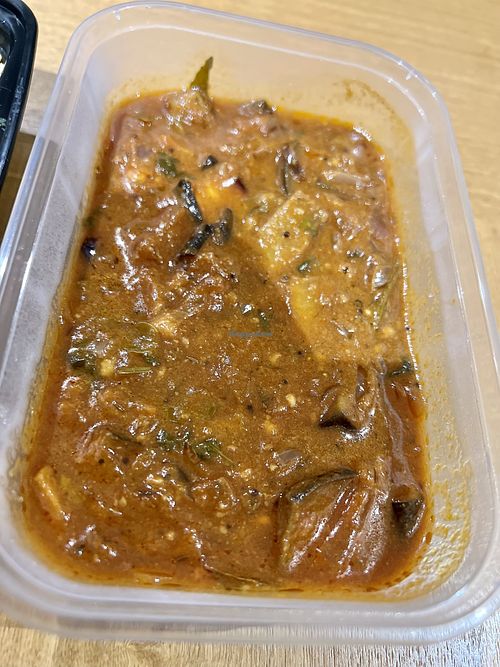 Aubergine 🍆 curry #Veganuary at Doctor K's Vegan Kitchen in Aberdeen
