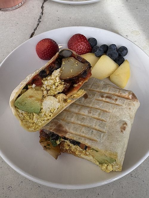 Tofu burrito  at The Cliff in Jersey City