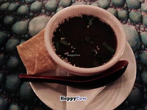 Miso Soup (vegan) at Kaya Island Eats in Key West