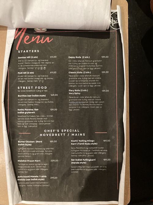   at Spisoh South Indian Takeaway in Stavanger