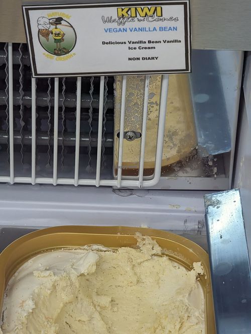 Vegan ice cream at Greengrocer on Clifford in Goulburn