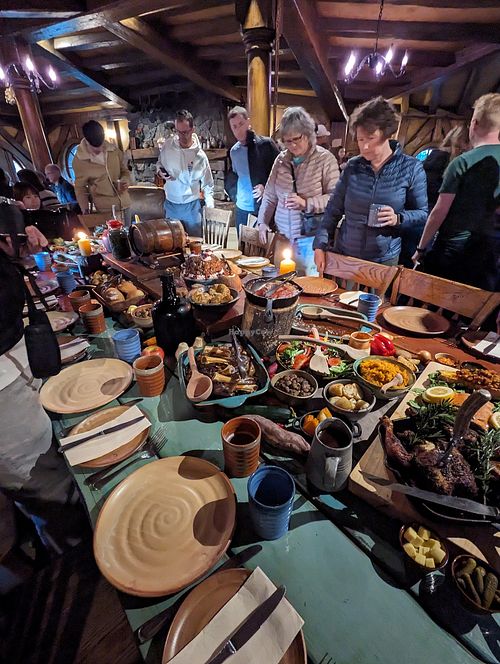 Full spread for omnis at The Green Dragon Inn in Matamata