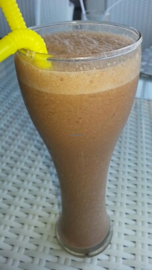 cacao shake at Vikasa Yoga Retreat and Restaurant in Koh Samui