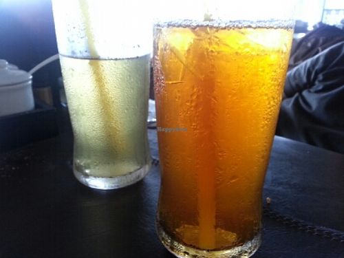 ice teas at Vikasa Yoga Retreat and Restaurant in Koh Samui