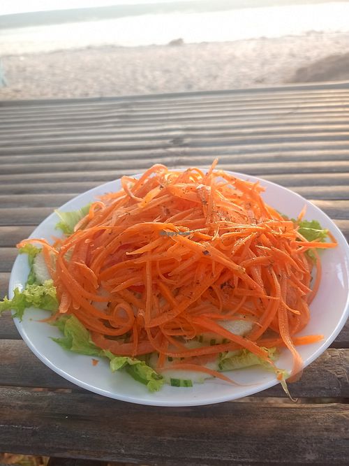Mixed salad with vinegar at Friends in Koh Phayam