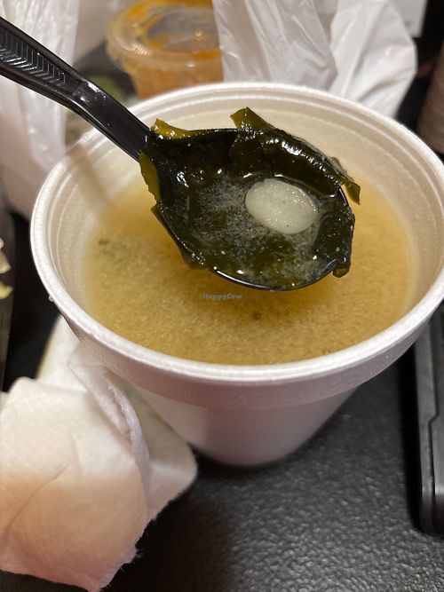  Miso soup (vegan)  at Hibachi 101 in Wilson