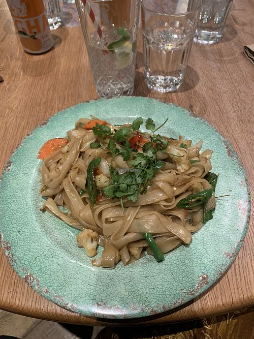 Gf veg drunken noodles   at Rosa's Thai Cafe in Manchester