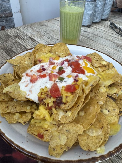 Jackfruit Nachos  at Fat Kiwi Cafe in Otorohanga
