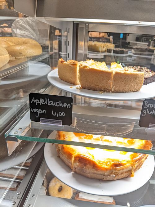 vegan options labelled at Lagom in Frankfurt