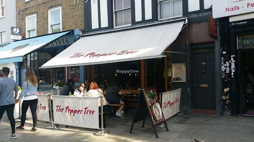 Outside at The Pepper Tree in South West London