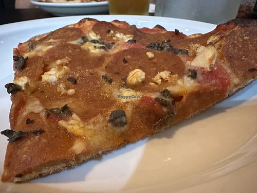 Vegan obsession pizza   at Stonework Pizza & Tap in Petaluma