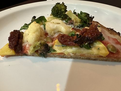 Cauliflower, broccoli, squash, sun dried tomato, gluten free crust   at Stonework Pizza & Tap in Petaluma