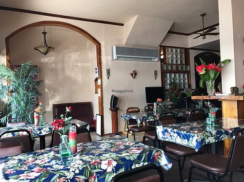 dining room at Prabha's Indian Restaurant in Hilo