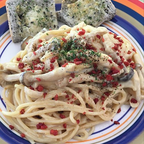 Pasta Carbonara at Bonita Cafe and Social Club in Bangkok