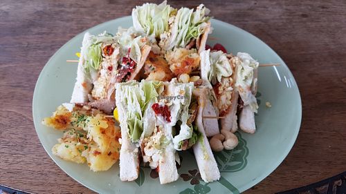 Bonita club sandwich at Bonita Cafe and Social Club in Bangkok