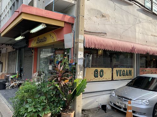 Outside at Bonita Cafe and Social Club in Bangkok