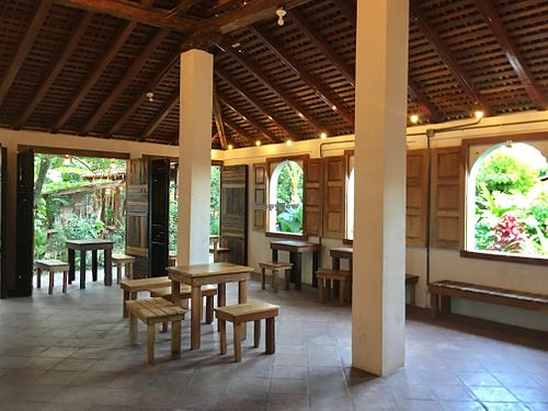 Our Auditorium room is a beautiful and quiet place to sit and enjoy a cool breeze.  It can be reserved for educational and community events.  at Centro PUMA in Altagracia