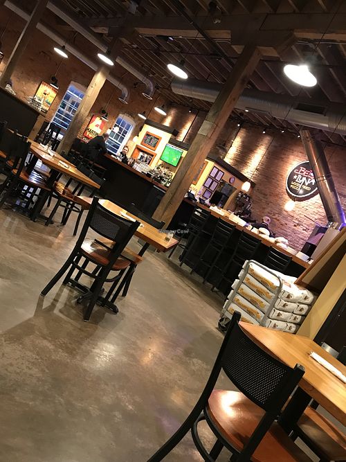 inside  at Bella Luna in Harrisonburg