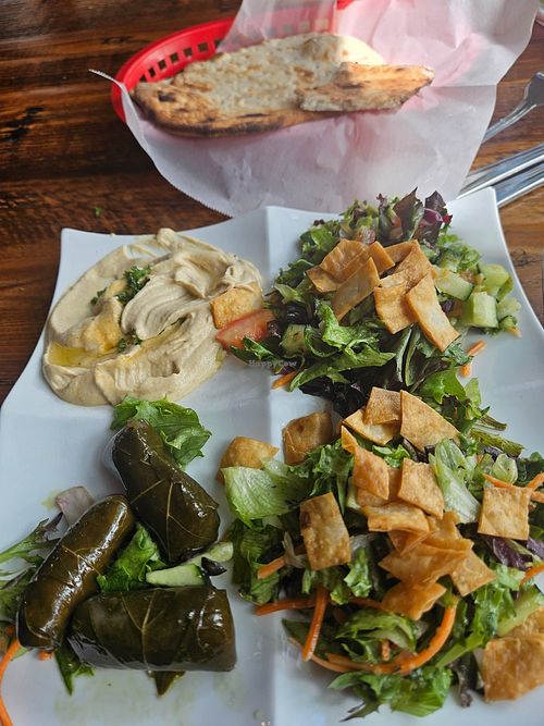 Humus, Dolma, and Fattoush, Oh my! at Almanqal Mediterranean Grill in Seattle
