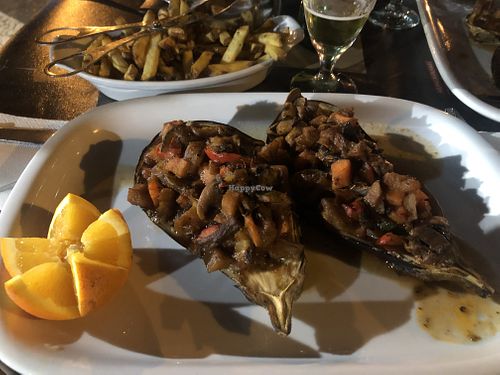 Stuffed eggplant  at Talhadas in Machico