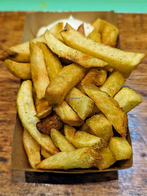 Small fries at Maoz - Muntplein in Amsterdam