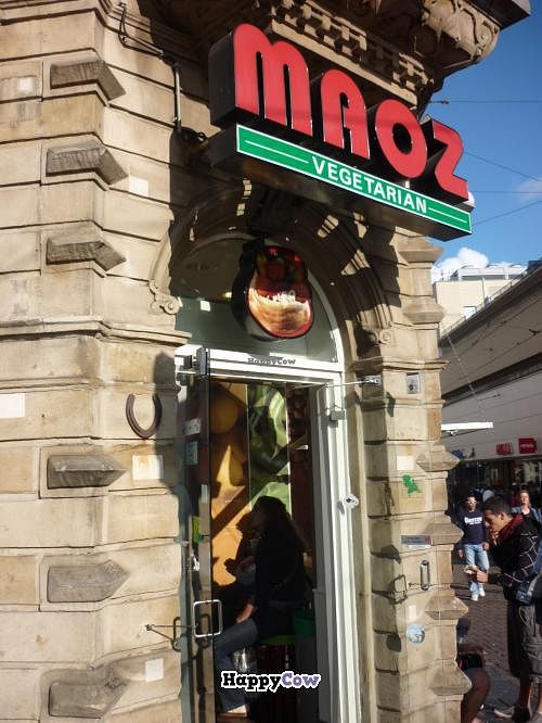 Maoz Falafel at Muntplein Amsterdam at Maoz - Muntplein in Amsterdam