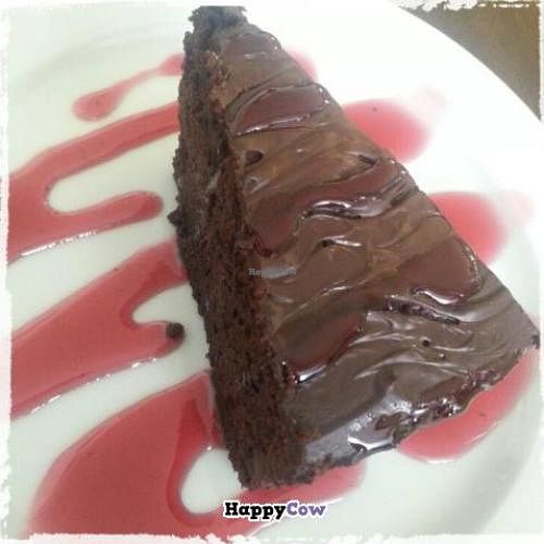 chocolate cake at S'ha Acabat el Broquil in Sabadell