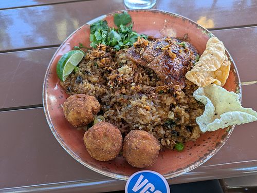Vegan fried rice at Joya's in Worthington
