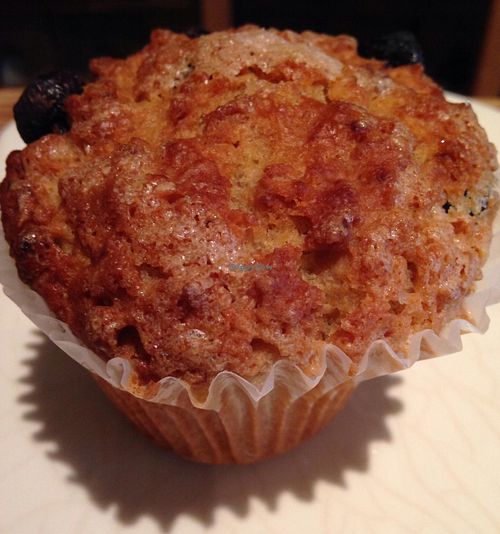 Vegan blueberry muffin at Le Pain Quotidien - Bethesda Lane in Bethesda