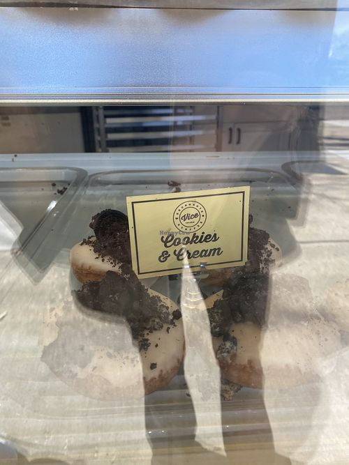 Vegan cookies and cream   at Vice Doughnuts & Coffee in Massapequa