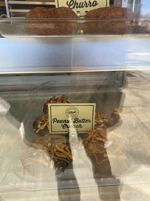 Vegan  peanut butter pretzel  at Vice Doughnuts & Coffee in Massapequa