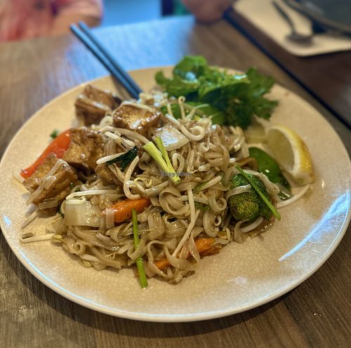 Vegan pad Thai   at Thai On Wok in Glebe