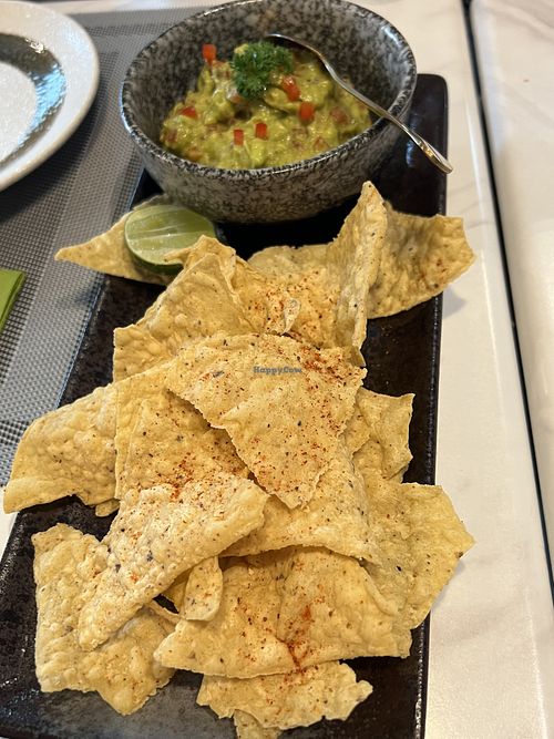 Nachos with Guacamole   at Pranaa Food For Life in Bangkok