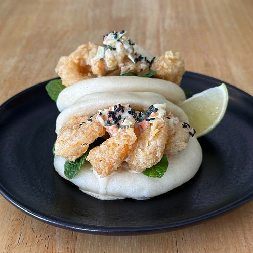 Prawn Tempura at Take a Bao in Lagos