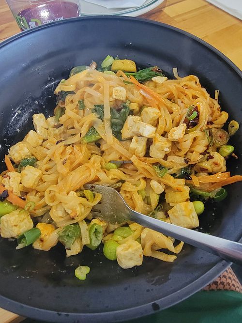Coconut curry at Fuel'd in East Lansing