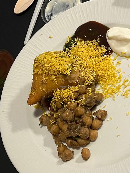 Chat diy without sauce  at Holy Cow in North West London