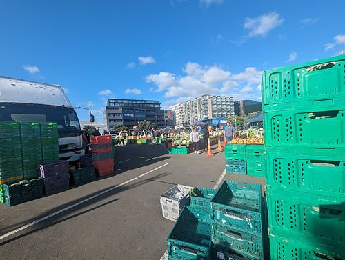 Fruit and veg at Harbourside Market in Wellington