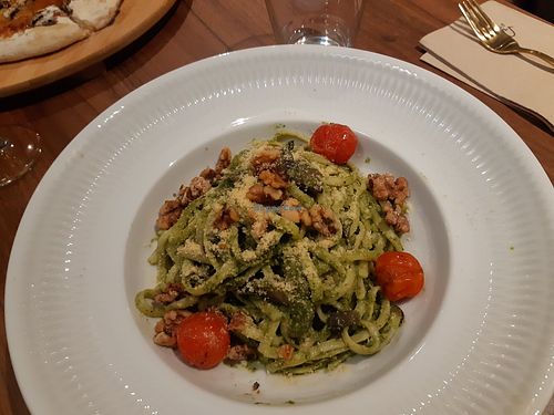 Linguini Pesto at Giulietta - Pizzeria & Cucina Vegana in Lisbon