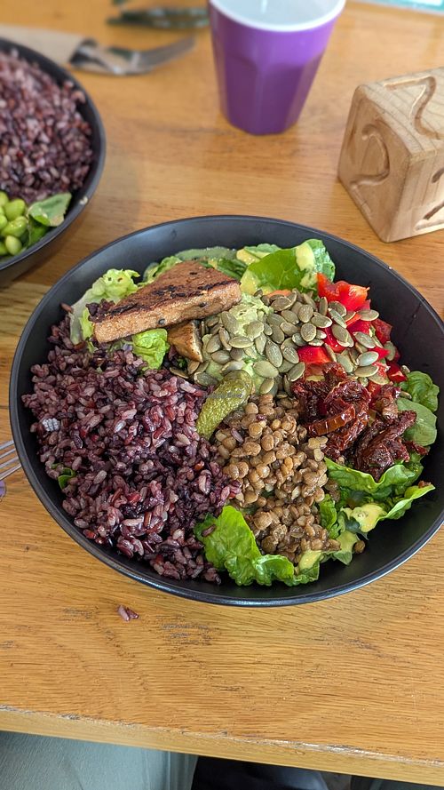 Vitality Bite Bowl at Bare Naked Bowls in Bondi Beach