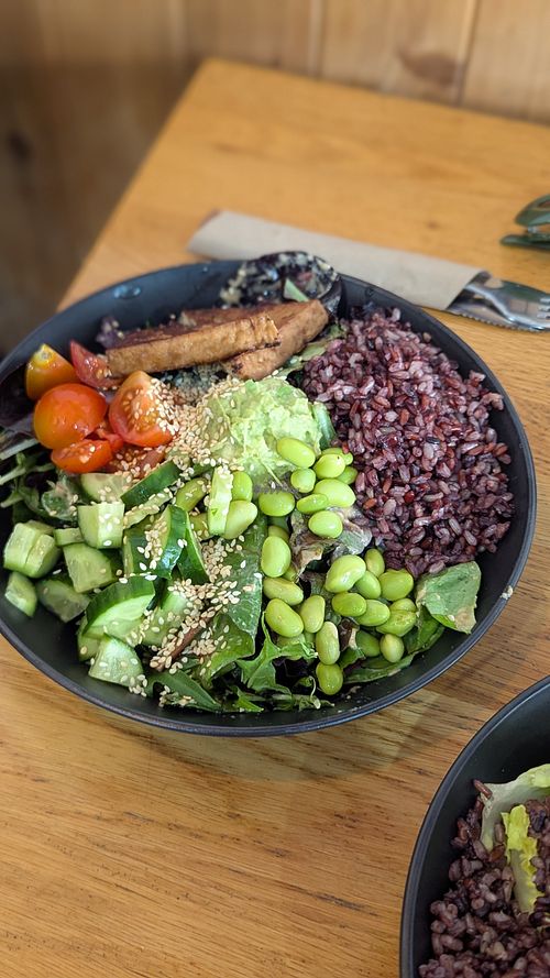 Hawaiian Poke Bowl at Bare Naked Bowls in Bondi Beach