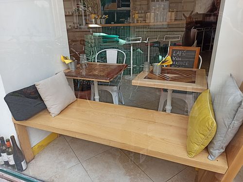 Inside at Maison Binder in Paris