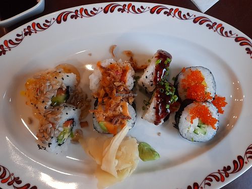 Sushi mixed plate at ŠMAK in Bratislava