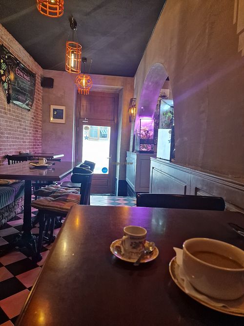 Inside next to main section at ŠMAK in Bratislava